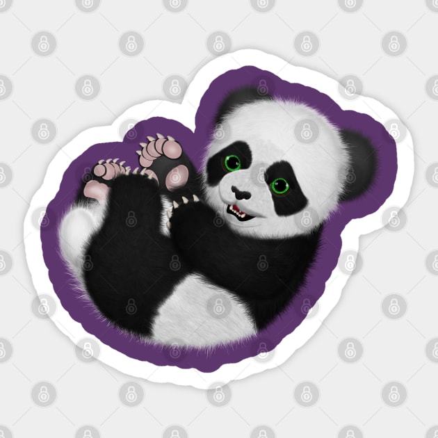 Baby Panda Bear Sticker by Ratherkool